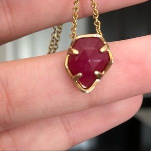 Kendra Scott Burgundy/Crimson Chocker